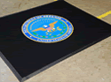 Custom Made Graphics Inset Logo Mat US Department of Defense of Pentagon City Virginia 01