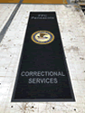 Custom Made Graphics Inset Logo Mat US Department of Justice FPC Pensacola of Pensacola Florida 02