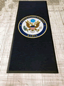 Custom Made Graphics Inset Logo Mat US Department of State Embassy of Kabul Afghanistan