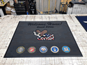 Custom Made Graphics Inset Logo Mat US Department of Veterans Affairs of East Moline Illinois