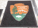 Custom Made Graphics Inset Logo Mat US National Park Service Cuyahoga National Park of Brecksville Ohio 01
