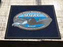 Custom Made Graphics Inset Logo Mat US Navy Mission Package Support of Port Hueneme California