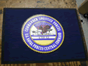 Custom Made Graphics Inset Logo Mat US Navy Naval Forces Central Command CTF 53 of Bahrain