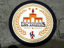 Custom Made Graphics Inset Logo Mat US Navy Navy Recruiting Office of Los Angeles California