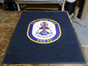 Custom Made Graphics Inset Logo Mat US Navy USS Chung Hoon of the Republic of Korea