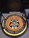 Custom Made High Definition Logo Rug Clayton County Corrections Department of Lovejoy Georgia