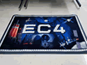 Custom Made High Definition Logo Rug NASA EC4 of Houston Texas