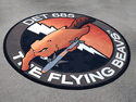 Custom Made High Definition Logo Rug Oregon State University Aerospace Studies of Corvallis Oregon