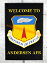 Custom Made High Definition Logo Rug US Air Force 36th Fighter Wing of Andersen AFB Guam