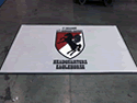 Custom Made High Definition Logo Rug US Army FORSCOM of Fort Riley Kansas