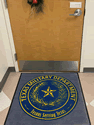 Custom Made High Definition Logo Rug US Army Texas National Guard of Austin Texas