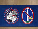 Custom Made High Definition Logo Rug US Joint Force Headquarters Capitol Region of Fort McNair, Washington