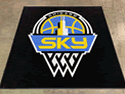 Custom Made High Definition Logo Rug Wintrust Arena Chicago Sky WNBA of Chicago Illinois