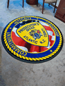 Custom Made Logo Rug Atlantic County Prosecutors Office of Atlantic City New Jersey