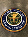 Custom Made Logo Rug Federal Aviation Administration of Corpus Christi Texas
