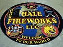 Custom Made Logo Rug Hale Fireworks of Hale Missouri
