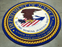 Custom Made Logo Rug US Department of Justice US Attorneys Office of Eastern Arkansas