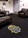 Custom Made Logo Rug US Drug Enforcement Administration of Newark New Jersey