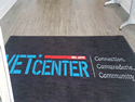 Custom Made Maintenance Pro Logo Mat US Department of Veterans Affairs Vet Center of Jackson, Missisippi