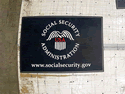 Custom Made Maintenance Pro Logo Mat US Social Security Office of Los Angeles California