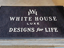 Custom Made Maintenance Pro Logo Mat White House Luxe of Fairfield New Jersey