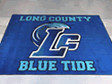 Custom Made Spectrum Logo Mat Long County School System of Ludowici Georgia 02