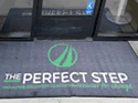 Custom Made Spectrum Logo Mat The Perfect Step of Claremont California