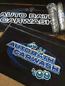 Custom Made Spectrum Logo Rug Auto Bath Car Wash of Staten Island New York 01