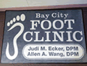 Custom Made Spectrum Logo Rug Bay City Foot Clinic of Essexville Mighigan