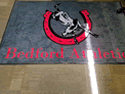 Custom Made Spectrum Logo Rug Bedford High School of Temperance Michigan
