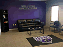 Custom Made Spectrum Logo Rug Bellevue University of Bellevue Nebraska 02