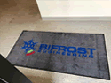 Custom Made Spectrum Logo Rug Bifrost Engineering of Carmel Indiana