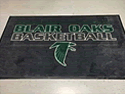 Custom Made Spectrum Logo Rug Blair Oaks High School of Jefferson City Missouri