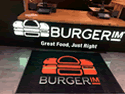 Custom Made Spectrum Logo Rug Burgerim of Charlotte North Carolina 01