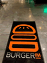 Custom Made Spectrum Logo Rug Burgerim of Charlotte North Carolina 02