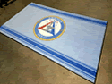 Custom Made Spectrum Logo Rug CVT 11 National Flight Academy of San Diego California