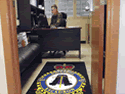 Custom Made Spectrum Logo Rug Canadian Royal Army 409th Fighter Squadron of Cold Lake Alberta Canada 01