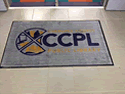 Custom Made Spectrum Logo Rug Cherokee County Public Library of Gaffney Blackburn South Carolina