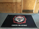 Custom Made Spectrum Logo Rug Congers Fire Department of Rockland County New York 01