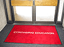 Custom Made Spectrum Logo Rug Continuing Education Facility of Fayetteville Arkansas