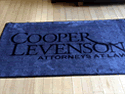 Custom Made Spectrum Logo Rug Cooper Levinson Attorneys of Atlantic City New Jersey