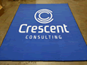 Custom Made Spectrum Logo Rug Crescent Consulting of Oklahoma City Oklahoma