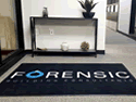 Custom Made Spectrum Logo Rug Forensic Building Consultants of Gladstone Oregon