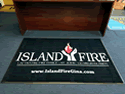 Custom Made Spectrum Logo Rug Island-Fire-Dance-of-Jamaica