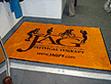 Custom Made Spectrum Logo Rug JAG Physical Therapy of West Orange New Jersey