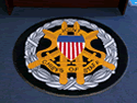 Custom Made Spectrum Logo Rug Joint Chiefs Of Staff of Washington DC