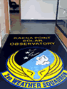 Custom Made Spectrum Logo Rug Kaena Point Solar Observatory of Oahu Hawaii 01