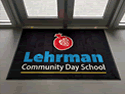 Custom Made Spectrum Logo Rug Lehrman Community Day School of Miami Florida