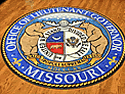 Custom Made Spectrum Logo Rug Lieutenant Governors Office of Jefferson City Missouri