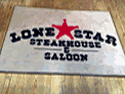 Custom Made Spectrum Logo Rug Lone Star Steak House of Virginia 01